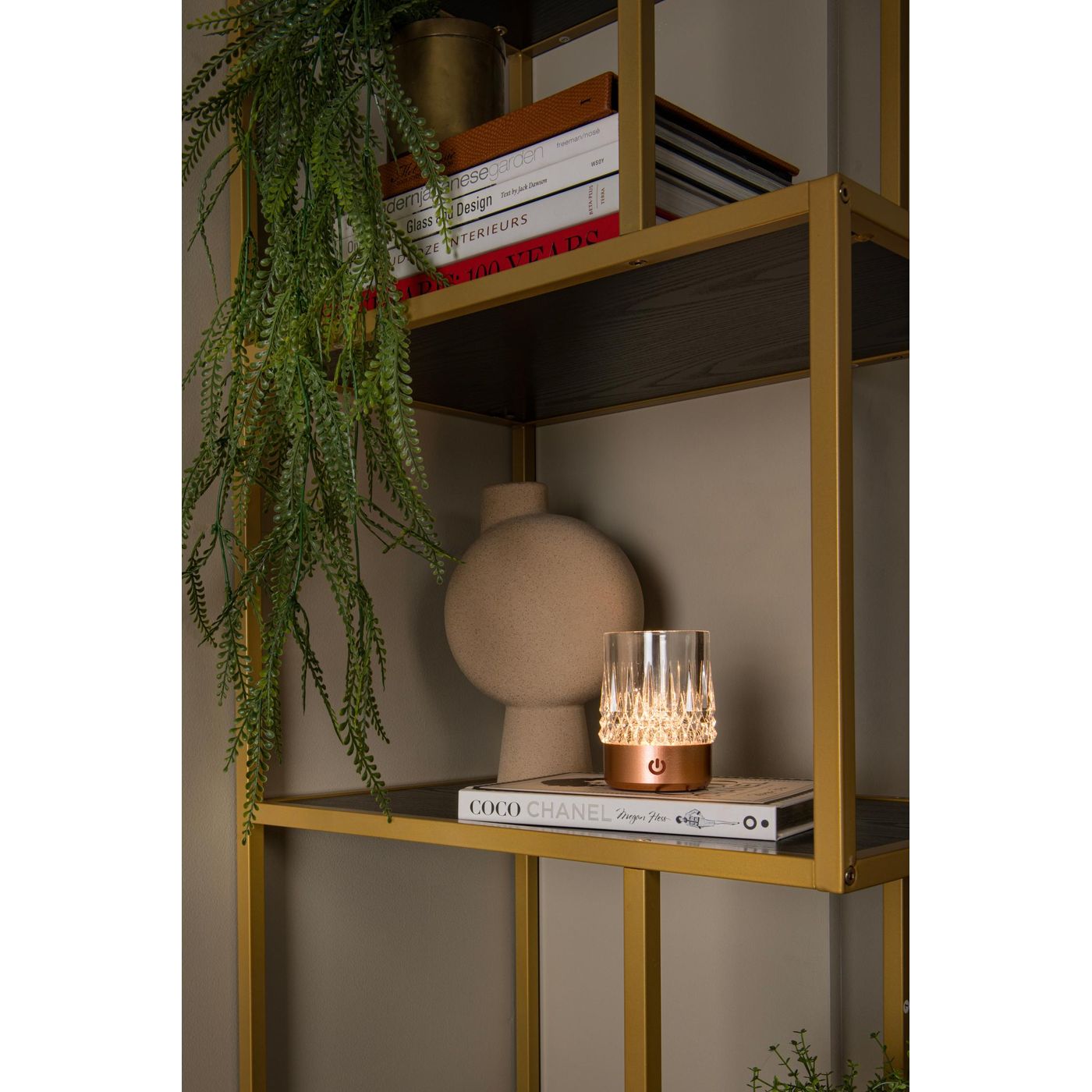 Lot de 3 lampes Lily cuivre